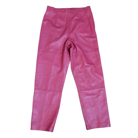 Terry Lewis Classic Luxuries Pants - 🩷VTG Leather Barbie Pants🩷
